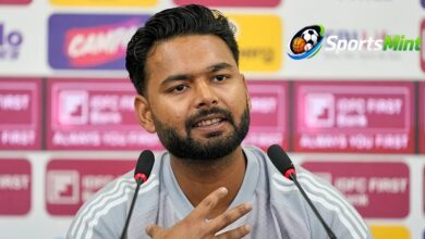 Rishabh Pant celebrating a Test century for India
