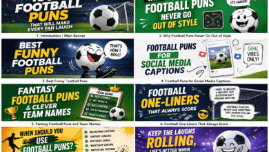 150+ Football Puns
