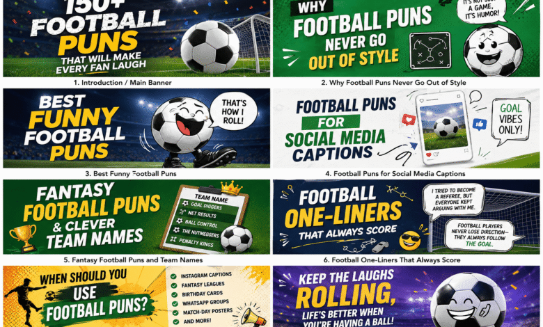 150+ Football Puns