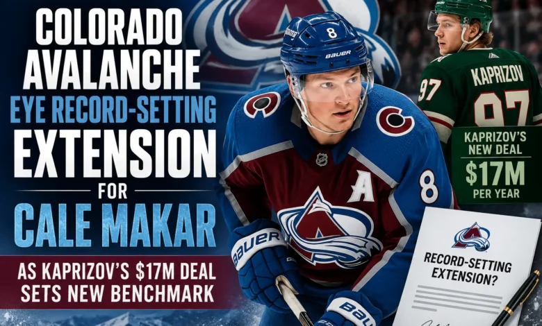 Cale Makar Extension Talks: Avalanche Weigh Record Deal Using Kaprizov's $17M as Benchmark