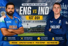 ENG vs IND 1st ODI 2026 preview featuring India and England captains at Edgbaston
