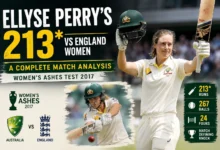 Ellyse Perry's 213* not out against England at North Sydney Oval on November 11, 2017.