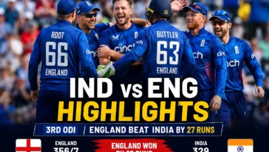 IND vs ENG Highlights 3rd ODI as England defeated India by 27 runs