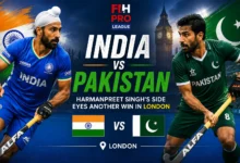 India vs Pakistan FIH Pro League Clash Set for London