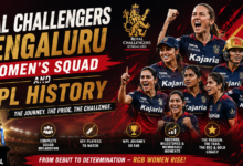 Royal Challengers Bengaluru Women squad celebrating a Women's Premier League victory