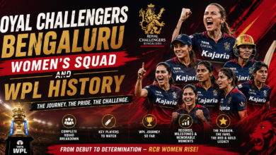 Royal Challengers Bengaluru Women squad celebrating a Women's Premier League victory